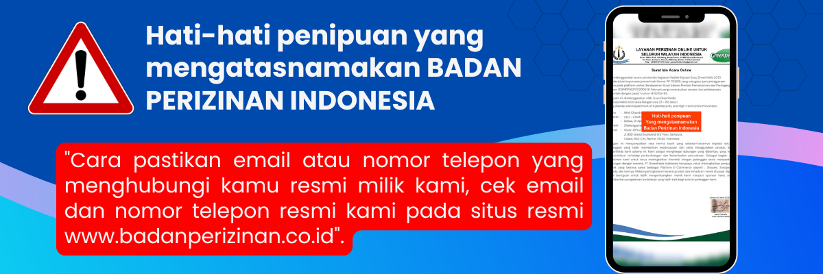 Kontak Resmi Badan Perizinan Indonesia